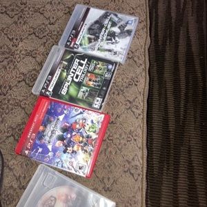 PS3 With Games and Controller